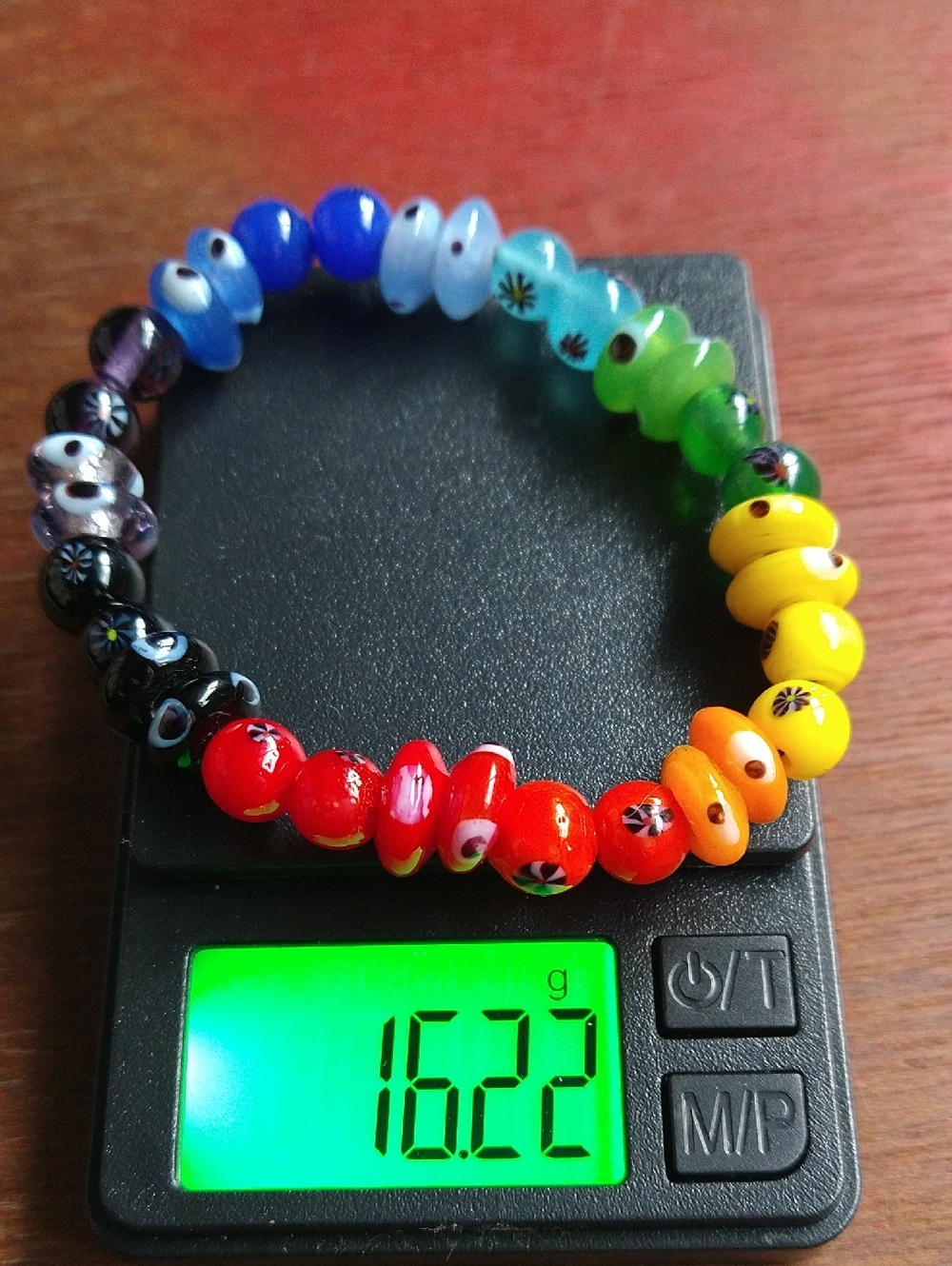Handmade 🌈 Rainbow Evil Eye 🧿 Talisman Bracelet • Protection Charm - Picture 4 of 6